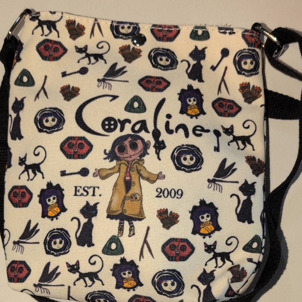 2009 Coraline Crossbody Bag - Black and Cream - Picture 4 of 7